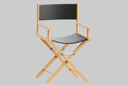 Preview: 3D Classic Movie Director Chair