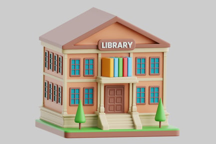 Preview: Model Of A Public Library Building
