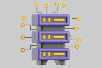 Preview: 3D Server Rack Data Center Storage