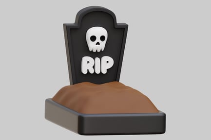 Preview: 3D Halloween Tombstone