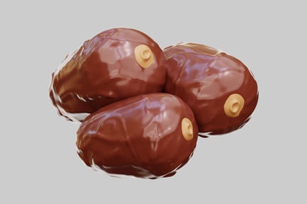 Preview: 3D Date Fruits For Ramadan