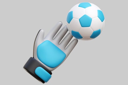 Preview: Goalkeeper Glove Saving Ball