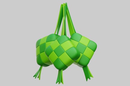 Preview: Traditional Ketupat For Ramadan And Eid Celebration