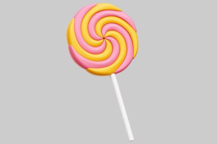 Preview: Pink And Yellow Lollipop