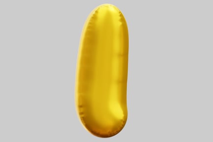 Preview: Golden Letter L Balloon