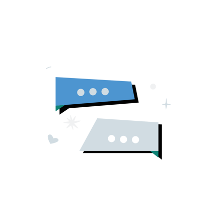 Flat Style Comment Bubbles Animation