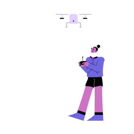 Drone Pilot Operating