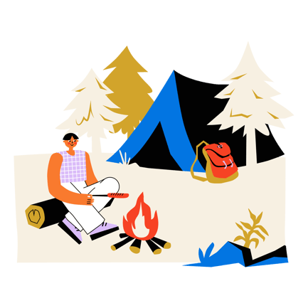 Viaje de campamento