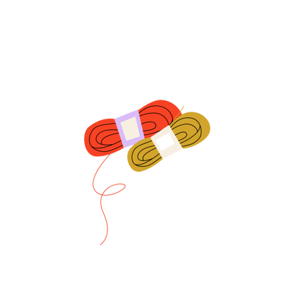 Écheveau de laine