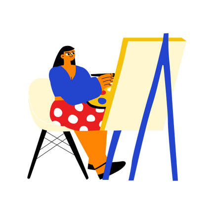 Painter at the Easel