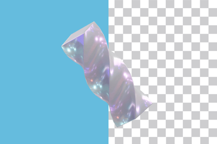 Preview: Long Cube Twirl Shape