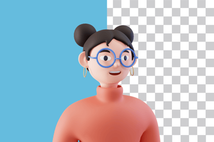 Preview: Woman Casual Bun Glasses