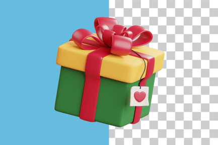 Preview: Gift Box With Love Label