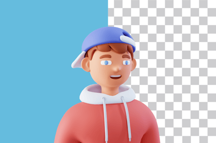 Preview: Man Hoodie Cap
