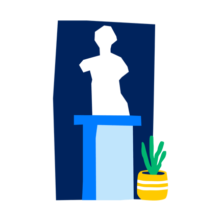 Sculpture on Pedestal