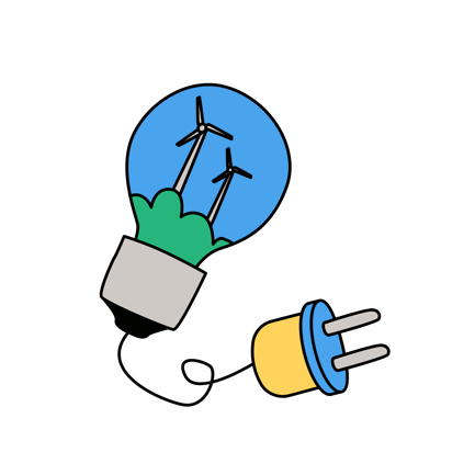 Prise d'énergie renouvelable