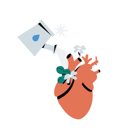 Heart Healing Illustration