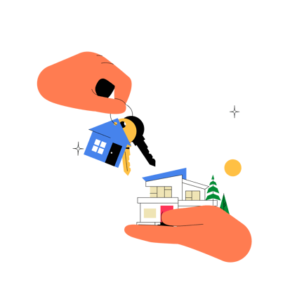 House Purchase Illustration