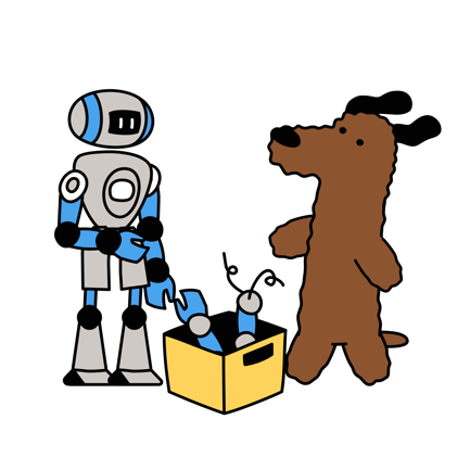 Zusammenarbeit zwischen Mensch und Roboter