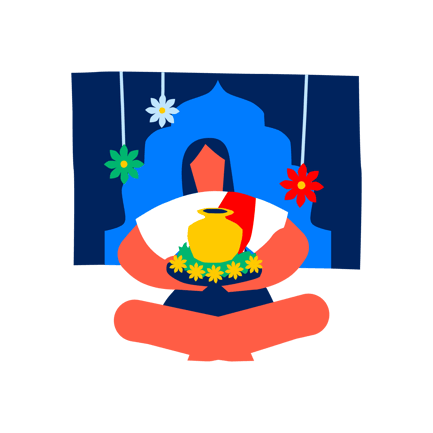 Dhanteras Wohlstandsritual