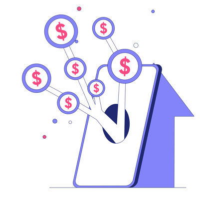 Growing Deposit Illustration