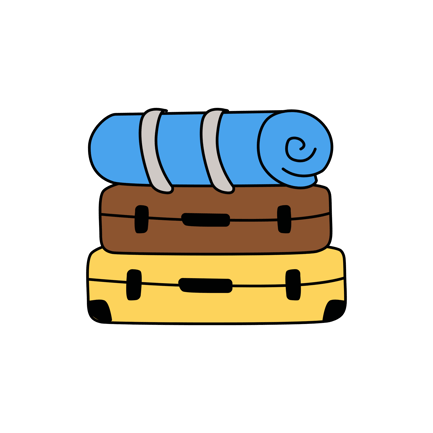 Stacked Luggage