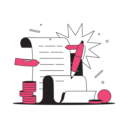 Signing a Financial Contract