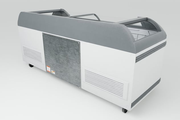 Grocery Store Top Display Fridge Corner 3D, Incl. grocery store freezer ...