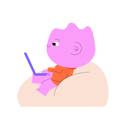 Child Using Laptop