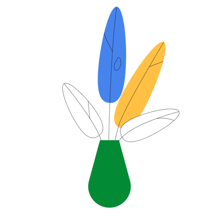 Abstract Botanical Arrangement Animation