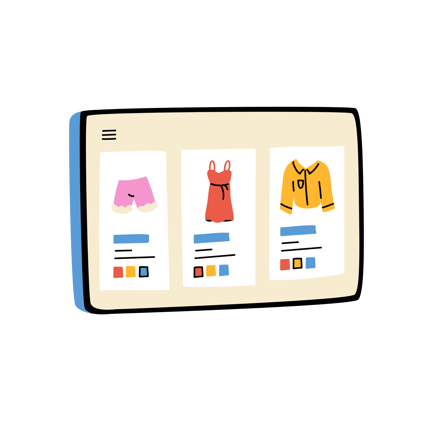 Mobile Dress Shopping