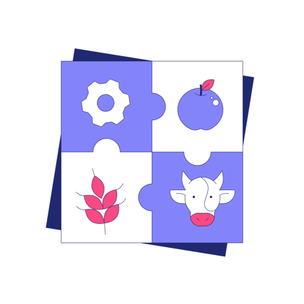 Agro Puzzle Animation with Farm and Agriculture Elements
