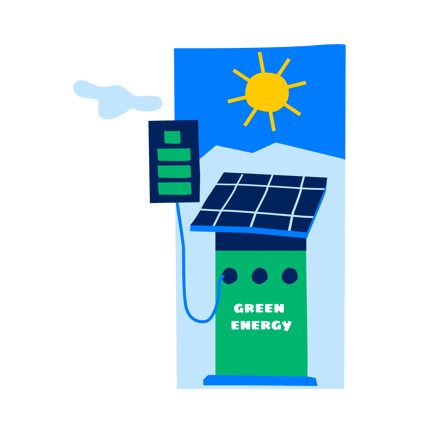 Green Energy Charging Station