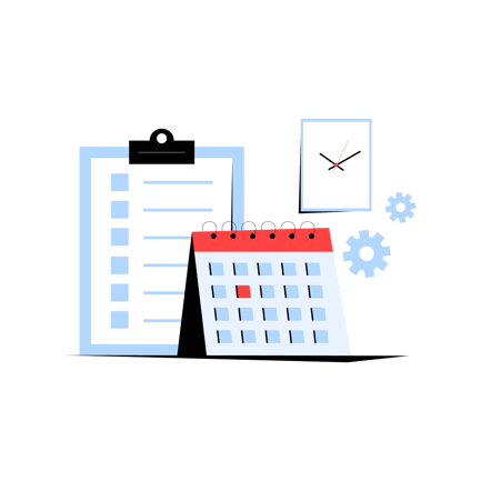 Tasks and Deadlines Illustration