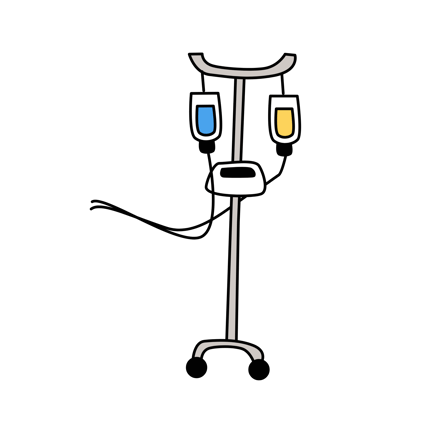 IV Therapy Setup