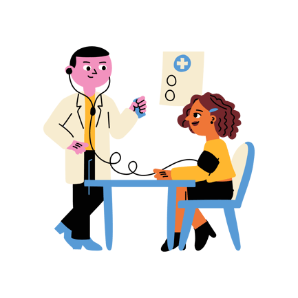 Doctor Performing Patient Health Checkup