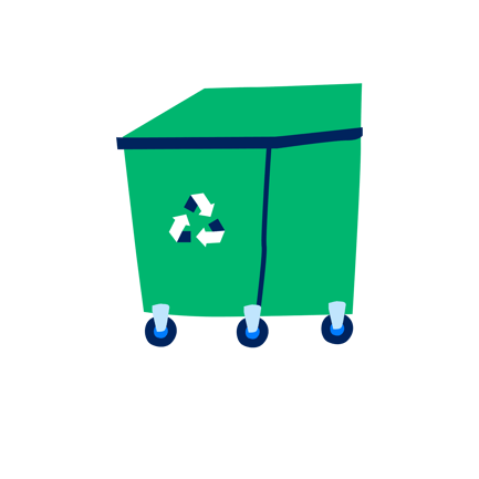 Recycling Waste Container