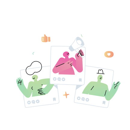 Social Media Marketing and Promotional Posts Animation