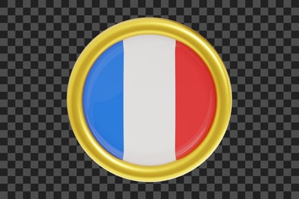 Preview: France Flag Emblem