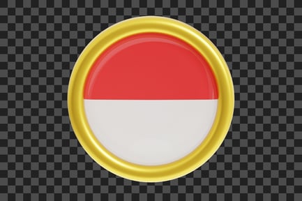 Preview: Indonesia Flag Emblem