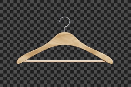 Preview: Wooden Clothes Hanger