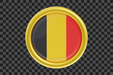 Preview: Belgium Flag Emblem