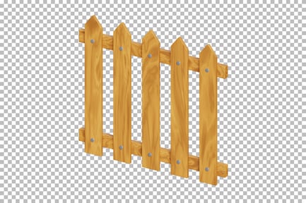 Aperçu: Clôture en bois
