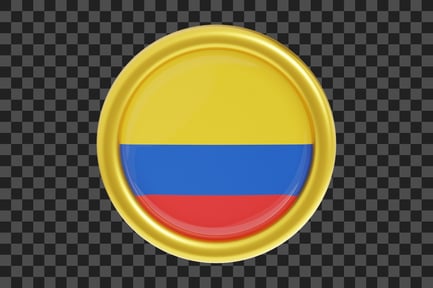 Preview: Colombia Flag Emblem