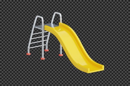 Rutsche auf dem Spielplatz
