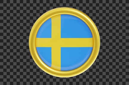 Preview: Sweden Flag Emblem