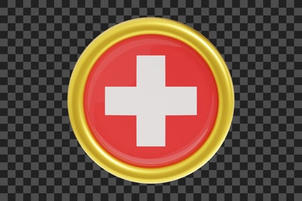 Preview: Switzerland Flag Emblem