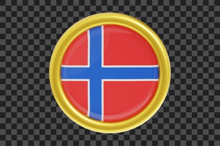 Preview: Norway Flag Emblem