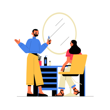 Barber Consultation Animation