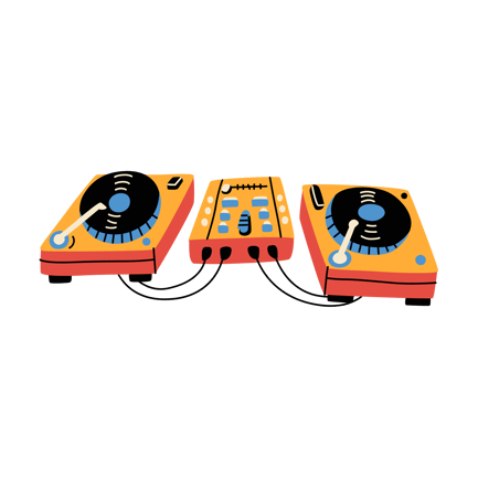 Vinyl-Musik-Setup